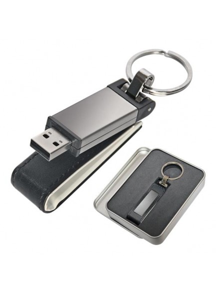 UB165 DERİ METAL ANAHTARLIK USB BELLEK