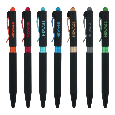 KIRMIZI JELL REFILL METAL TÜKENMEZ KALEM