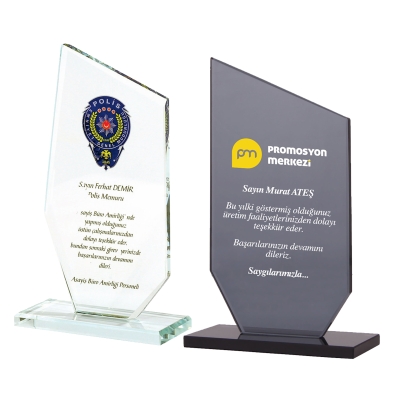 ŞEFFAF KRİSTAL PLAKET