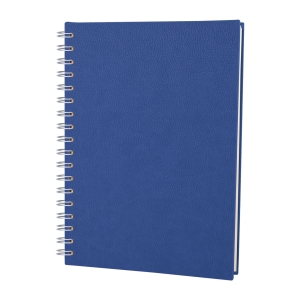 LACİVERT KARELİ SPİRALLİ TARİHSİZ DEFTER (17X24 CM)