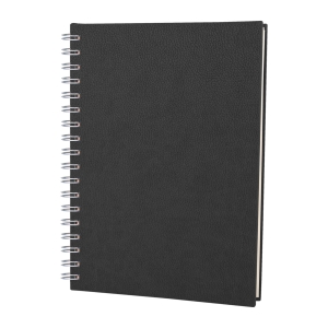 SİYAH KARELİ SPİRALLİ TARİHSİZ DEFTER (17X24 CM)