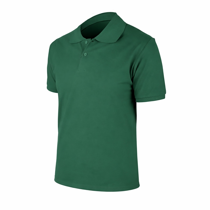 1. KALİTE KOYU YEŞİL L POLO YAKA TİŞÖRT