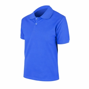 1. KALİTE SAKS MAVİ S POLO YAKA TİŞÖRT