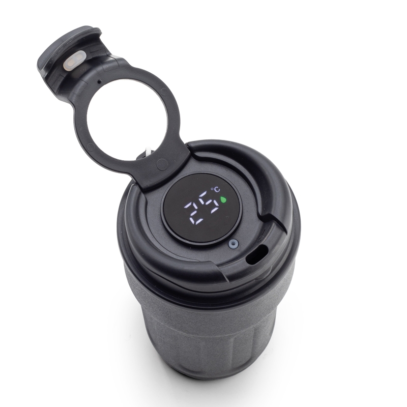 SİYAH 500 ML DERECELİ TERMOS