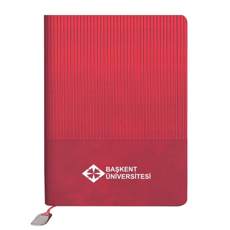 KIRMIZI TARİHSİZ DEFTER (15X21 CM)
