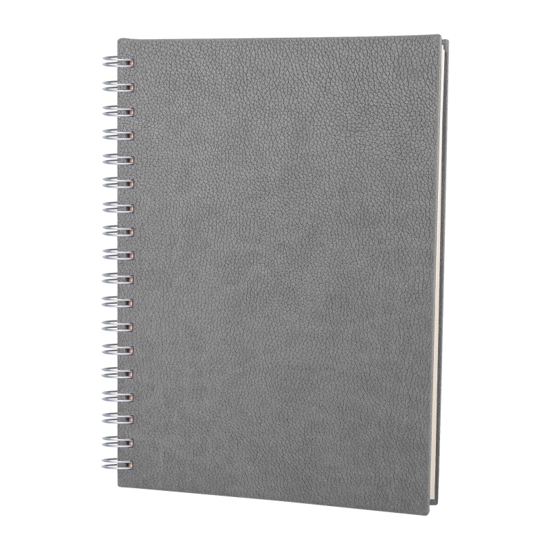 AJ135 GRİ TARİHLİ SPİRALLİ AJANDA (17X24 CM)