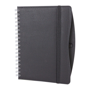 AJ110 SİYAH SPİRALLİ TARİHLİ AJANDA (17X24 CM)