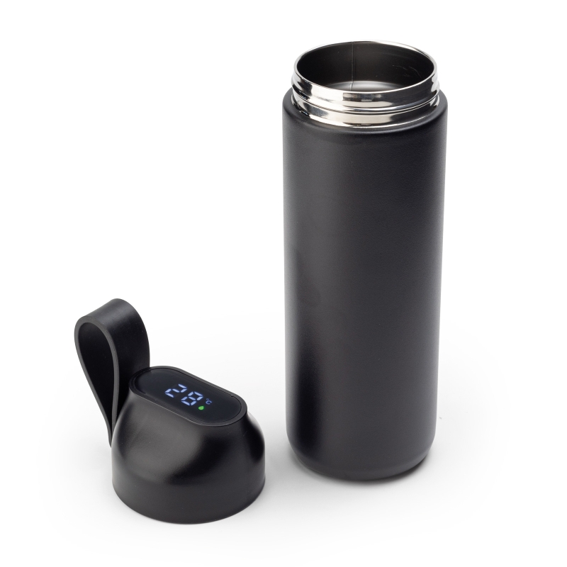 SİYAH 600 ML DERECELİ TERMOS