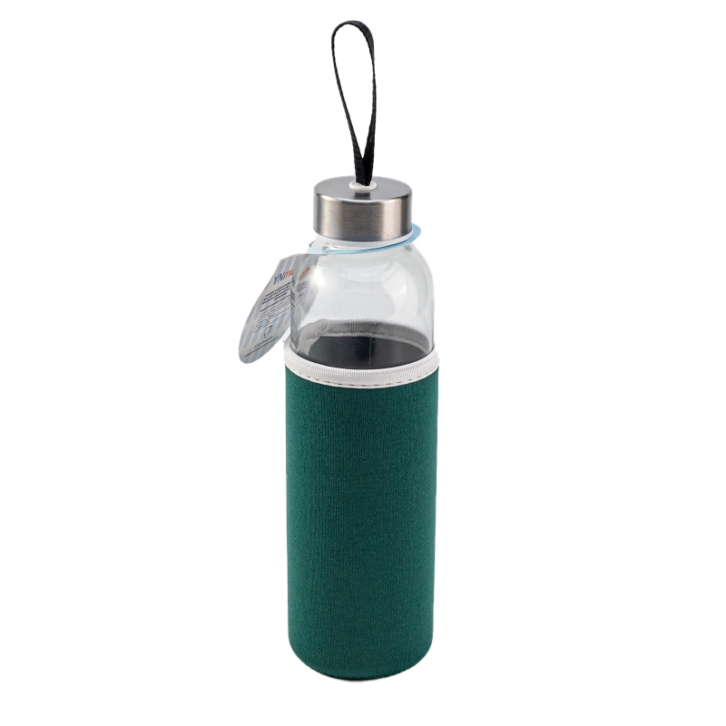 YEŞİL 550 ML CAM MATARA