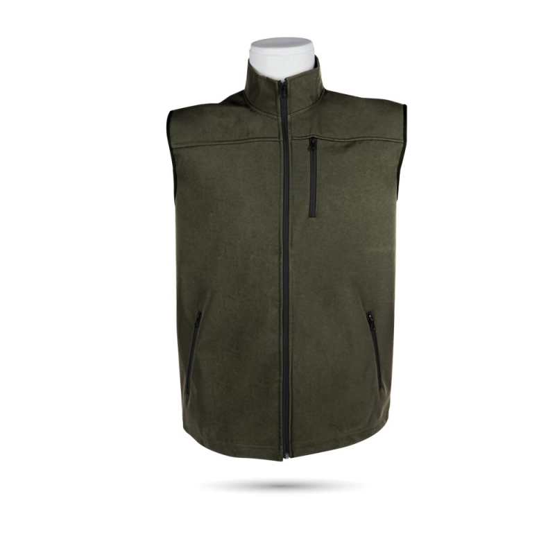 PALANDÖKEN SOFTSHELL KOYU YEŞİL XL YELEK