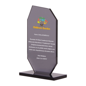 SİYAH KRİSTAL PLAKET