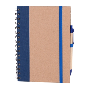 LACİVERT SPİRALLİ TARİHSİZ DEFTER (15X21 CM)